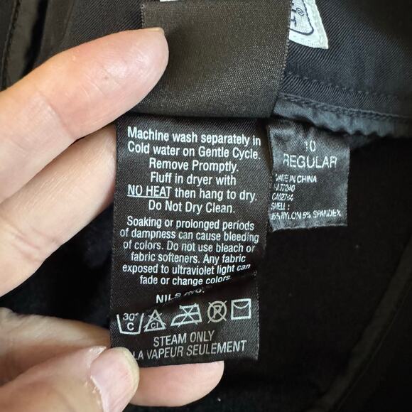 NILS Ski Pants 10R Jan Snow Board Entrant Stretch Waterproof Straight Leg Flare - Picture 12 of 14